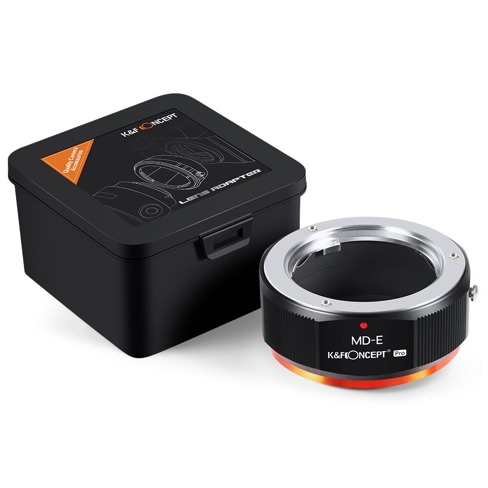 Adaptador K &amp; F Concept para Minolta MD Lens a NEX Pro E, adaptador de montaje para Minolta MD MC Lens a NEX Pro E Mount Camera