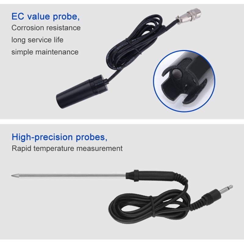 EC-8423 Digital EC Meter 2 in 1 TEMP EC Tester Conductivity Meters Water Test Tool for Pool Drink Water Aquarium Lab