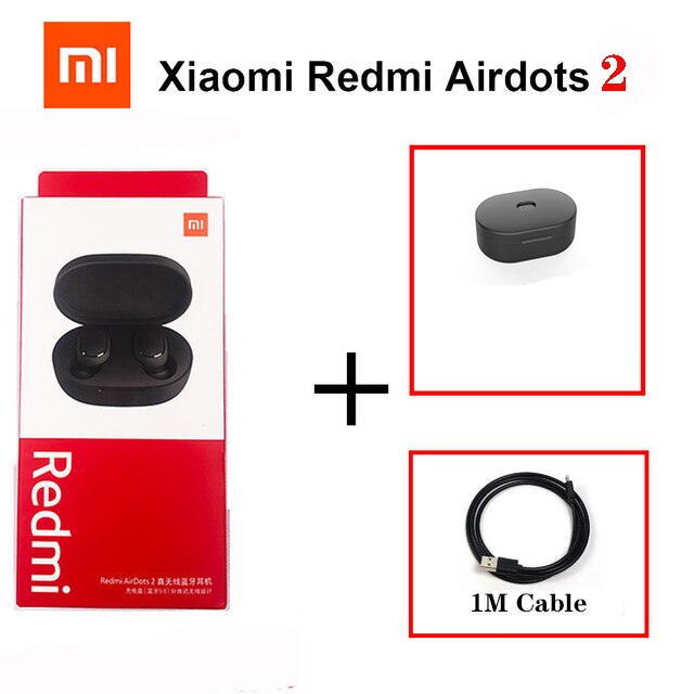 Xiaomi Redmi Airdots 2 Mi True Wireless Bluetooth 5.0 TWS Earphone Gaming Headset Left Right Low Lag Mode Stereo Auto Link: Dark Green