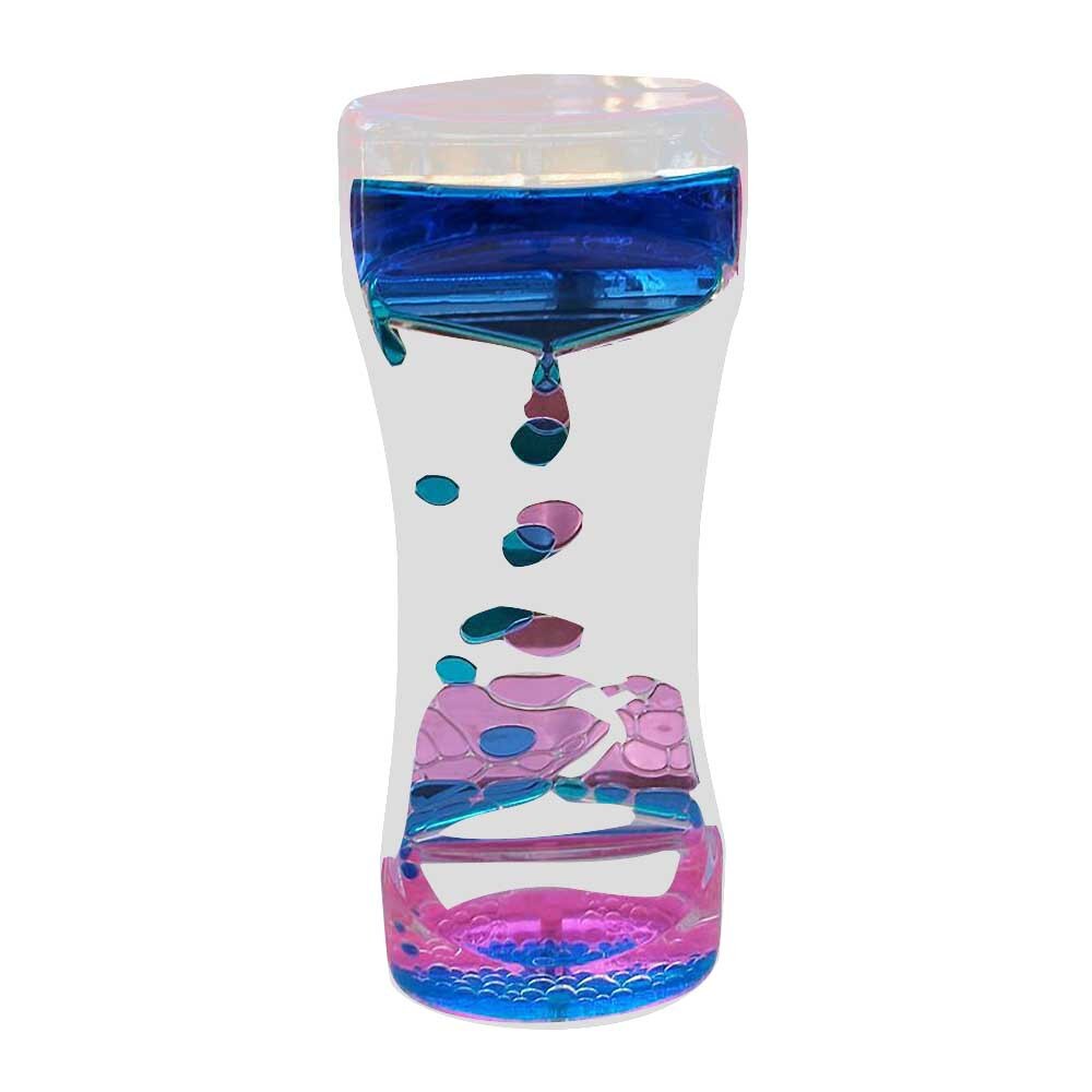 Sablier sablier bicolore minuterie dynamique sablier liquide mouvement barboteur et parfait Fidget