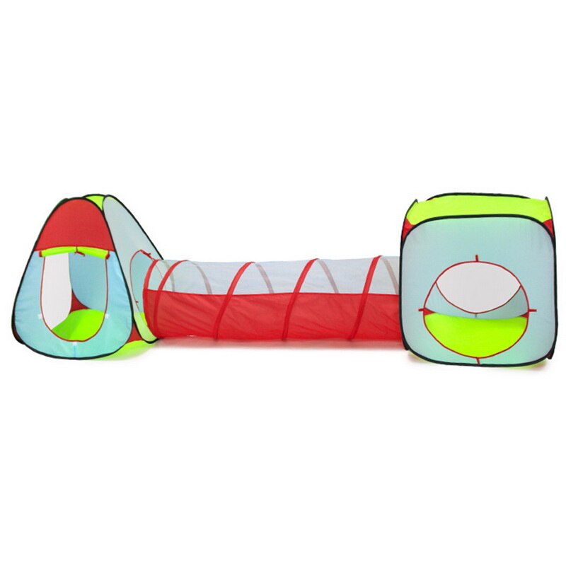 LOOZYKIT Styles Foldable Children's Toys Tent Three-in-one Crawling Tunnel Toy Ball Pool Outdoor Game Large Tent Play House Toys