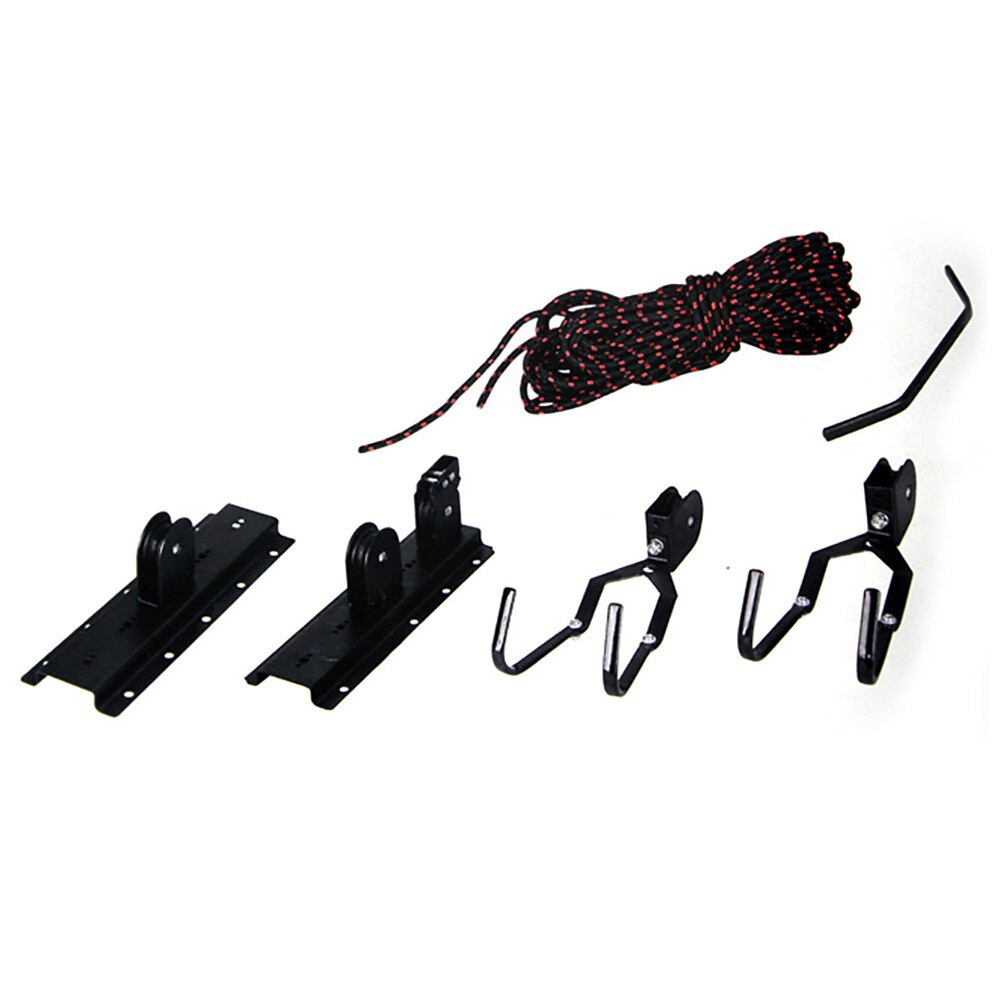 Kayak Hoist Canoe Boat Bike Lift Pulley System Garage Ceiling Storage Rack Bicycle Rack Capacity Max Load 20KG With Rope