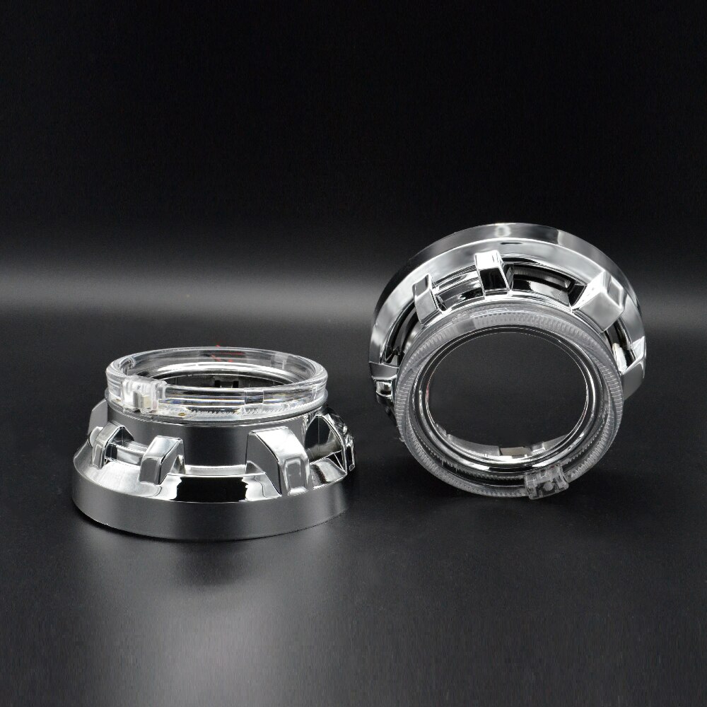 3.0inch hella 5 Bixenon hid Projector lens with RGB Bluetooth function angel eyes mask D1S D2S D3S D4S Xenon kit car assembly: shroud only