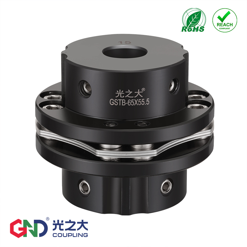 GSTB 8 screw high rigidity step type single diaphragm keyway series shaft coupling