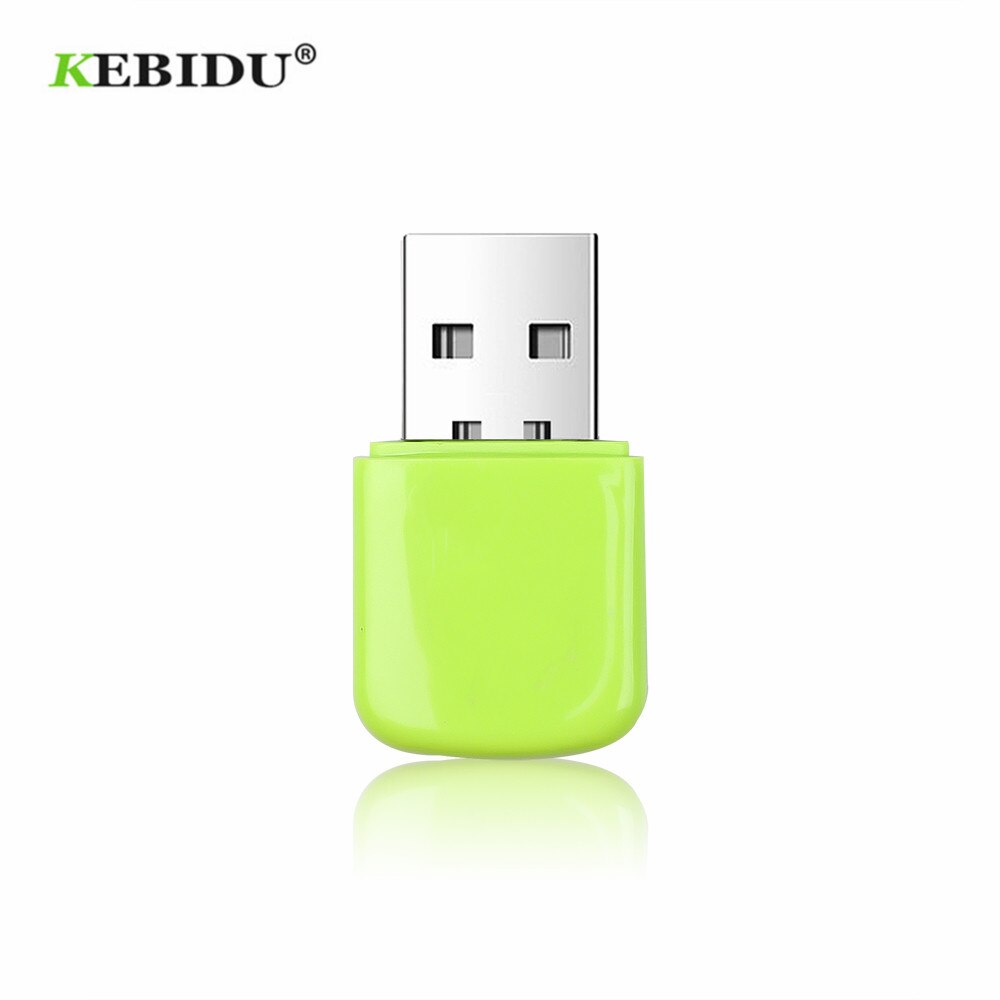 KEBIDU-Lector de tarjetas Micro SD con ranura para tarjeta TF, miniadaptador USB 2,0, SDXC, SD, TF, para ordenador y PC