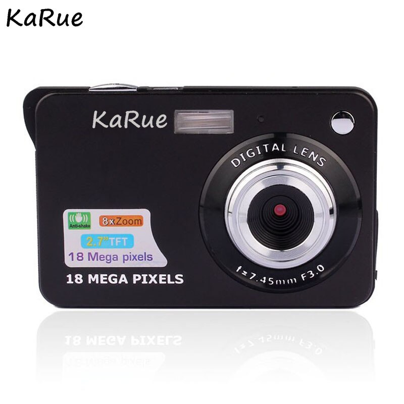 KaRue DC-530I 18 Mega Pixels CMOS 2.7 inch Camera TFT LCD Screen HD 720P Digital Camera Portable Take Photos and Video