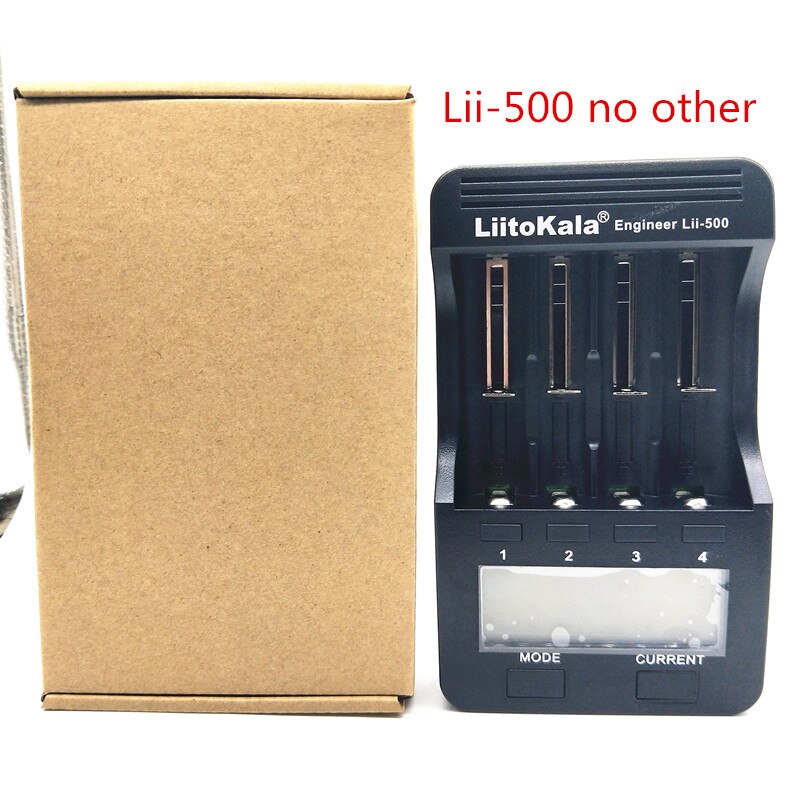 Liitokala lii -600 lii -500 lii -500s lcd 3.7v 1.2v 18650 26650 21700 akkulaturi, testaa akun kapasiteetin kosketusohjain: Lii -500 no muu