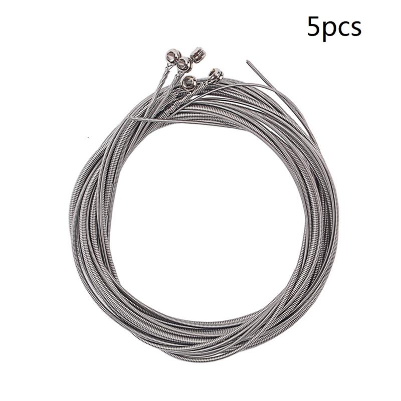 5 Pcs Stainless Steel Bass Strings Bass Guitar Parts Accessories Guitar String Gauge Bass Guitar Music Accessories (U31): U31