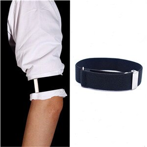 Liguero de manga para hombre, 1 par, Formal, del Día del Padre, 2,5 cm de ancho: B01V