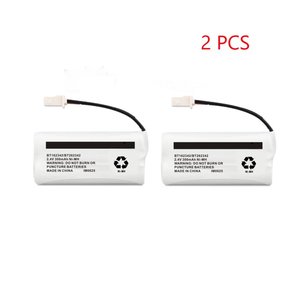 2.4V Ni-Mh 800mAh BT162342 BT283342 Cordless Phone Battery for VTech CS6114 CS6719 AT&amp;T EL5210 EL52300 CL81101 Handset Telephone: 2 PCS