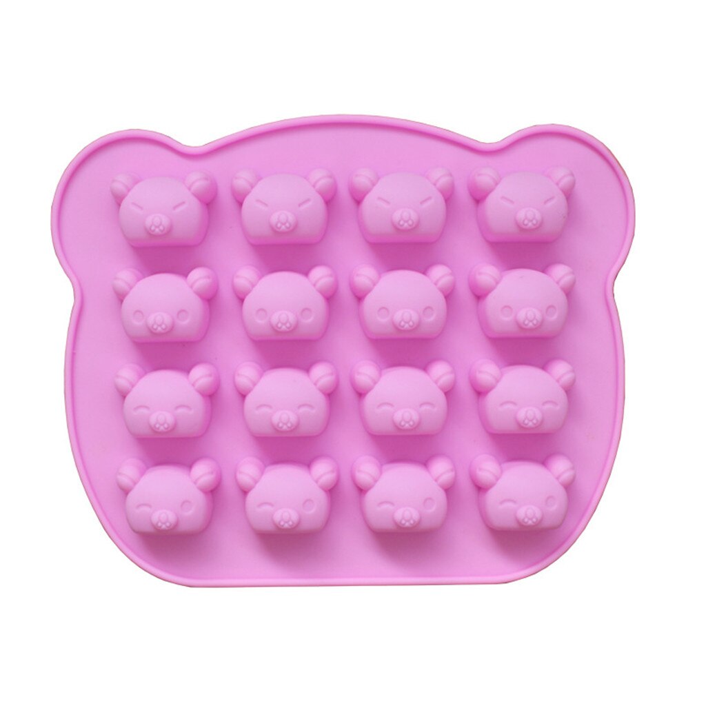 Lovely Pig Silicone Mold Chocolate Mould Candy Gummy Maker Ice Jelly Tray Sugarcraft Fondant Cake Decorating Tools Baking Tools