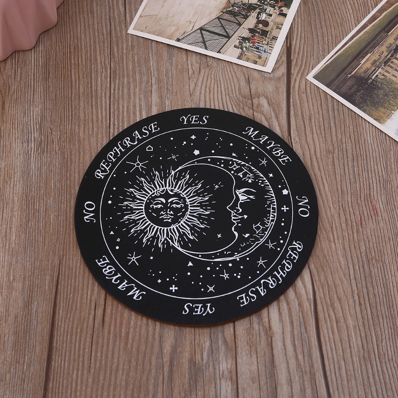 Bordas lisas não tóxicas ecologicamente corretas placa de adivinhação de dowsing de madeira