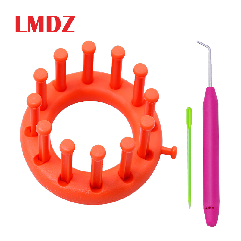 LMDZ-herramienta para hacer Lana, accesorio Circular para telar de lana, gancho para suéter, sombrero, herramienta de artesanía, telar de punto redondo, 1 ud.