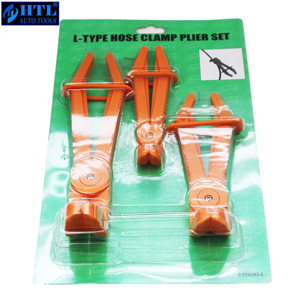 3PC Angled Hose Clamp Plier/ L-TYPE HOSE CLAMP PLIER SET Automotive hose clamp oil sealing pliers