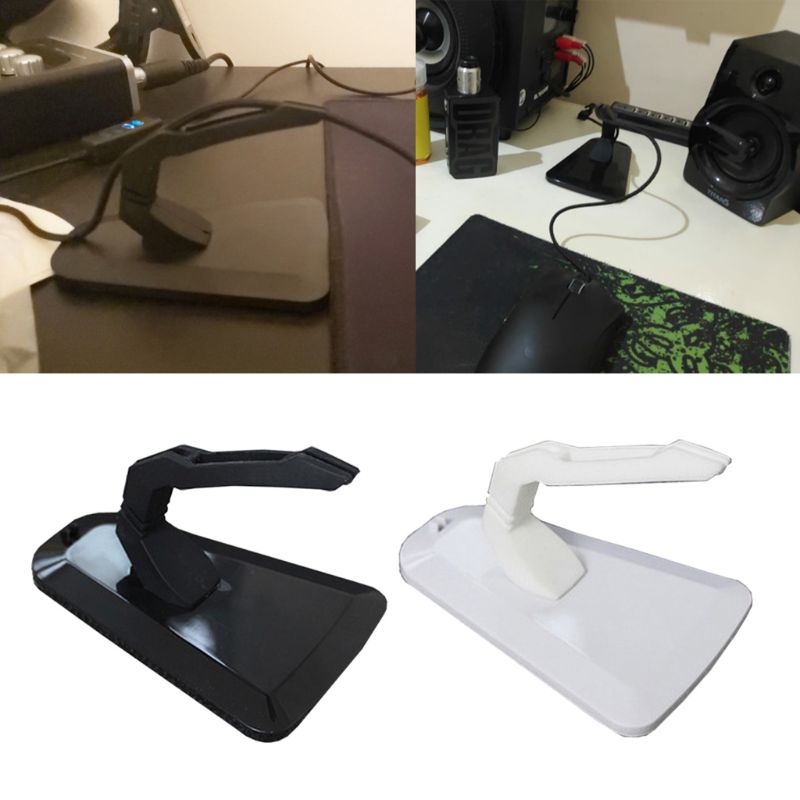 Muis bungee draad houder gaming muis snoer clip management fixer houder