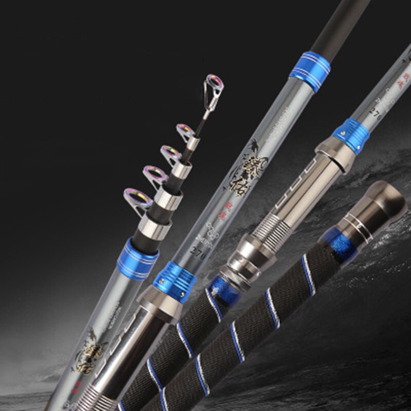 large weight load Spinning fishing rod 2.1m 3.6m 3.9m 4.2m 4.5m telescopic carp feeder rod casting weight 50-200g sea rod