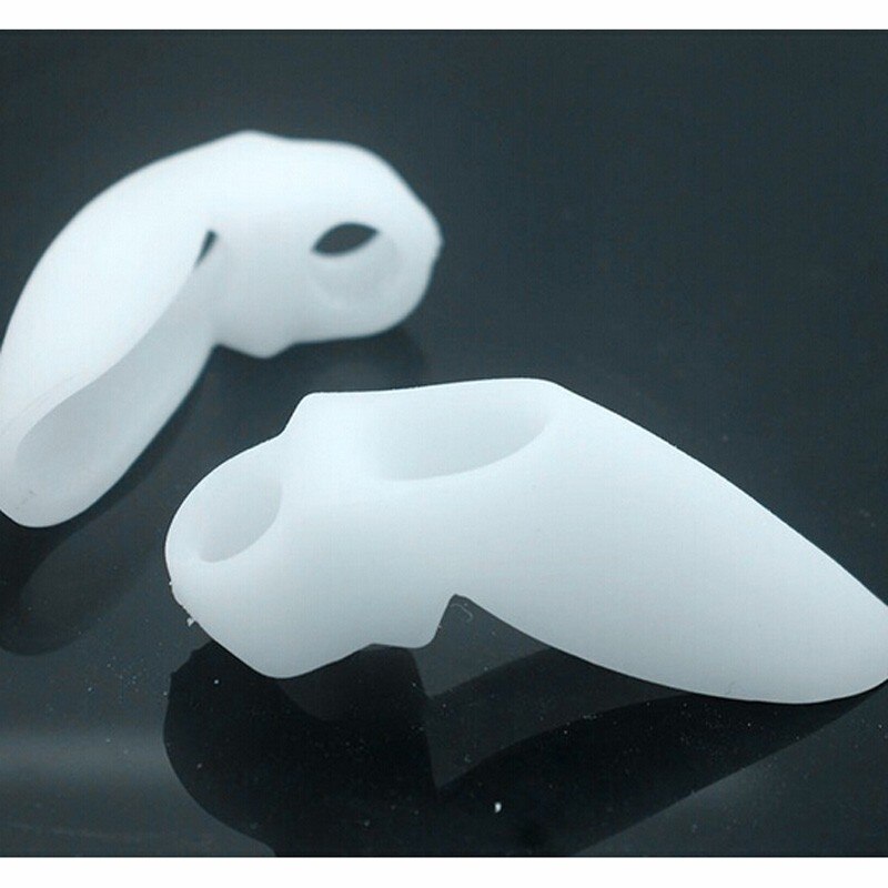 1 Pair Silicone Gel Soft Toe Spacer Seperator Bunion Corrector Toe Separation Orthopedic Hallux Valgus Protection Foot Care Tool