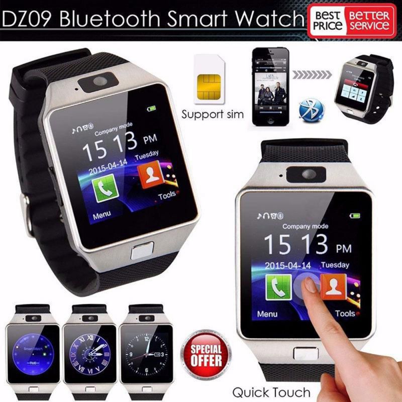 Valentijnsdag DZ09 Bluetooth Smart Horloge Eenvoudige Stijlvolle Waterdichte Smart Watchsupport Gsm Sim Tf-kaart Telefoontje Smartwatch Y