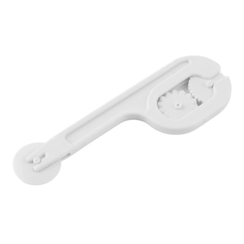 Wheels Fondant Roller Embosser Cutter Icing Stitching Cutter Knife Cookie Cutting Pastry Tools Cake Decoration Mold Baking DIY: white