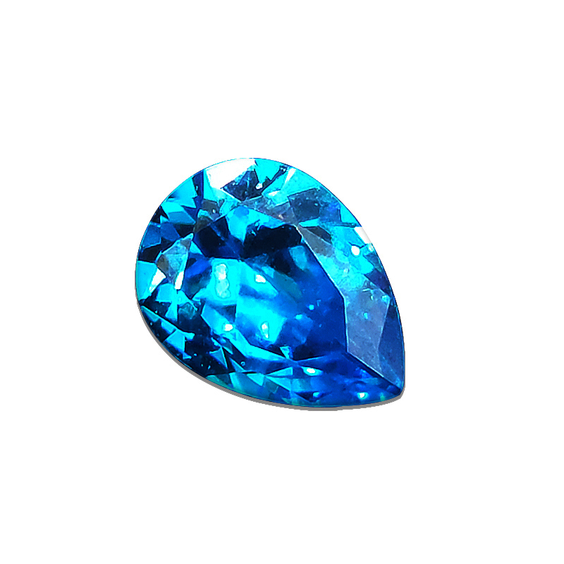 Corindón Ceilán mar azul zafiro gemas forma Circular cojín facetado corte suelto aguamarina piedras preciosas conjunto caja de: Morado