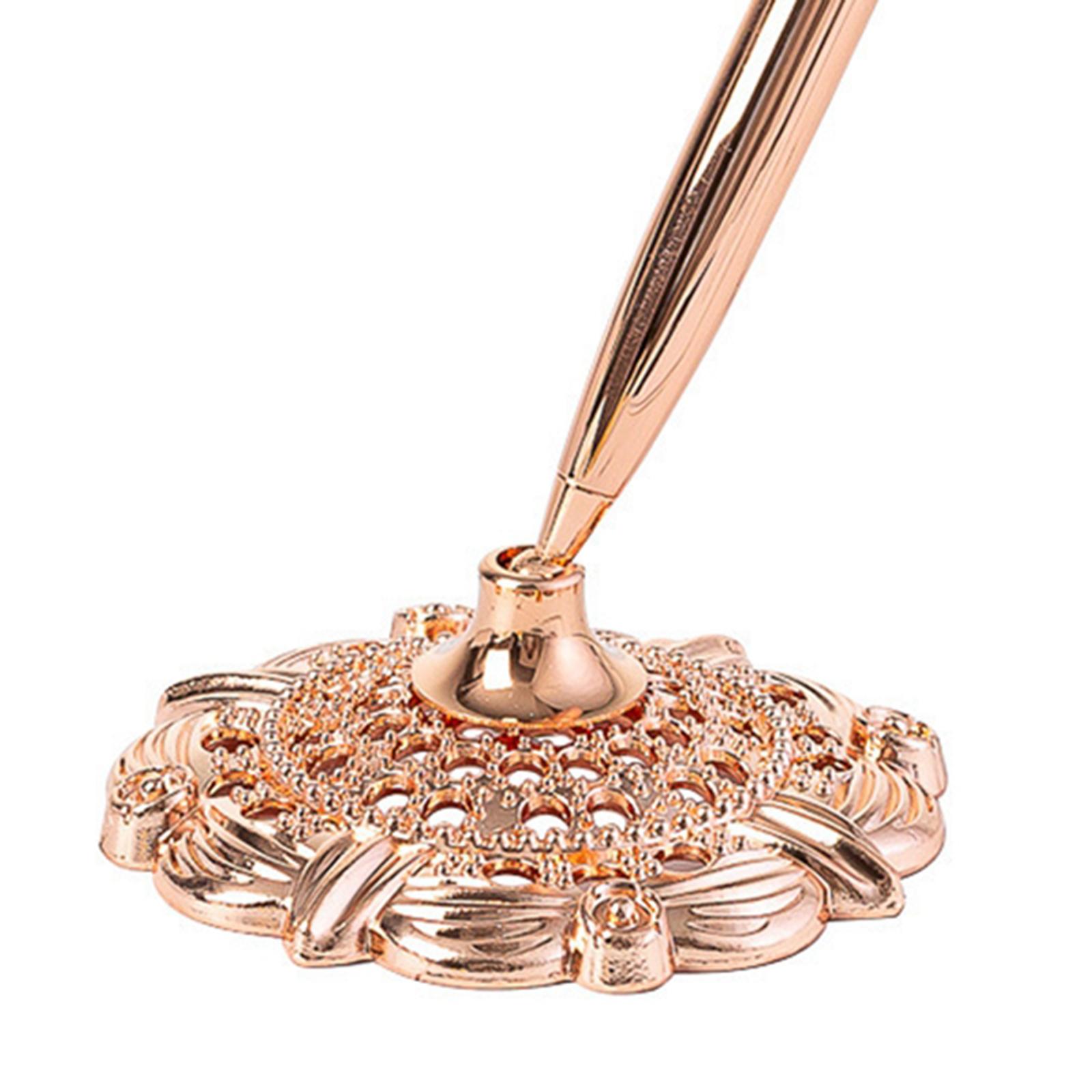 Trouwpen, lichtgewicht met metalen pennenhouder, luxe balpen voor op het bureau, voor zakelijk gebruik, thuis, op kantoor, voor feestjes en evenementen.