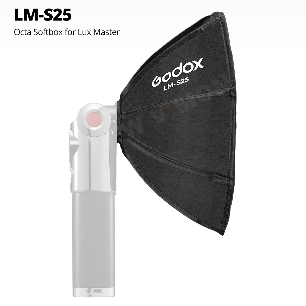 Godox Lux Master Accessories LM-S25 Octagonal Softbox LM-R27 Fan Type Reflector LM-R28 Reflector with Dome for Lux Master Flash