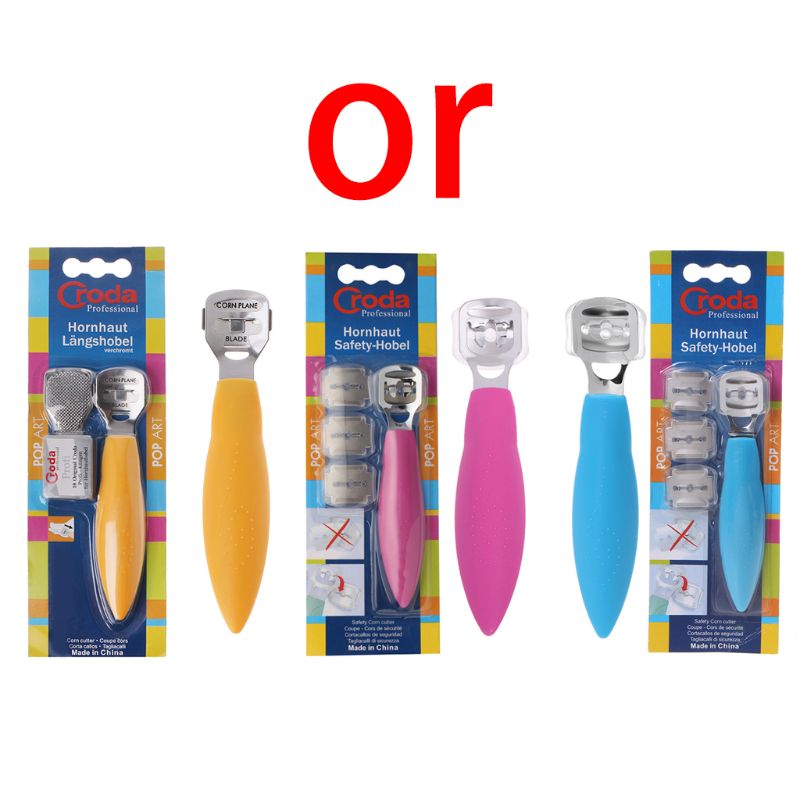 Pedicure kostnina golarka stopa twarda twarda skóra robić usuwania zrogowaciałej skóry maszynka robić golenia i 10 ostrzy