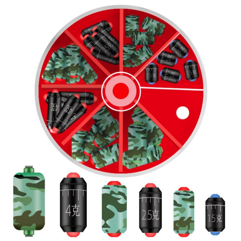 10 pièces/lot pêche plomb Protection revêtement plombs noir plomb plombs échelle pêche accessoires carpe