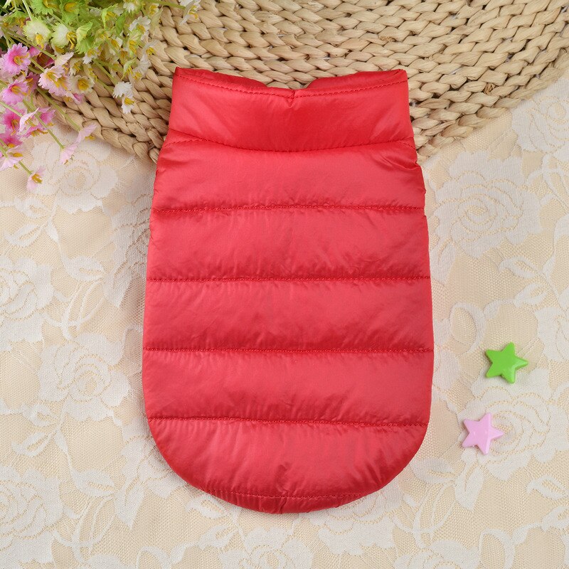 Warme Winter Hunde Mantel Haustier kleidung Baumwolle gefütterte Jacke ärmellos Mantel Weihnachten Welpen gepolstert Jacke Weste Hunde Verdicken Hoodies: verrotten / XXL