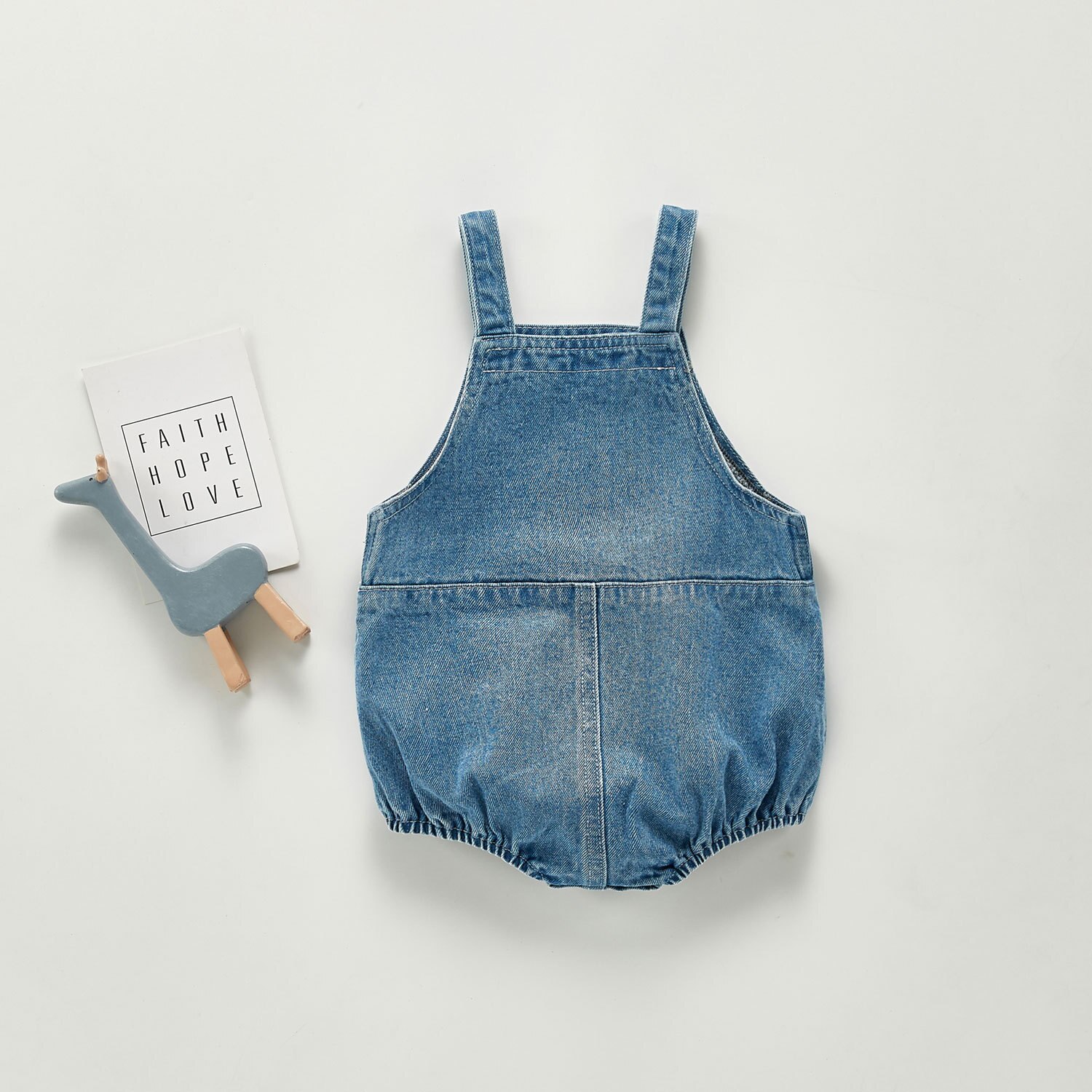 Bebê meninos meninas roupas sem mangas bebê denim bodysuits crianças macacão 2020 outono bebê denim macacão