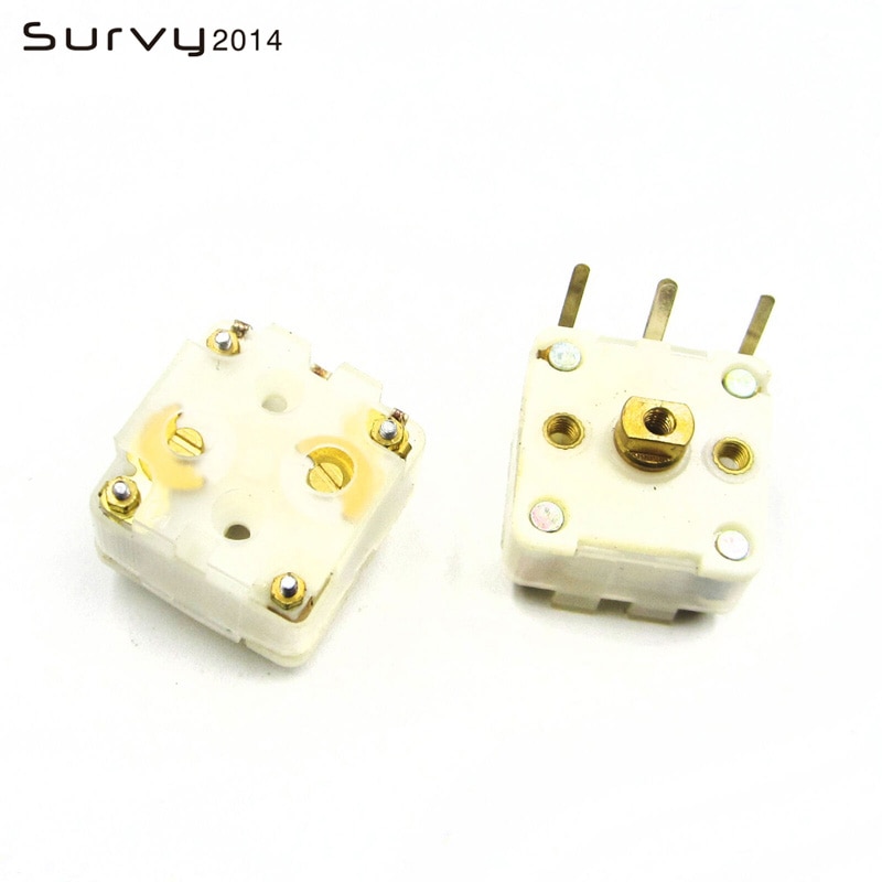 2PCS 223F Style Dual Duplex 20pF Variable Capacitor for FM Radio