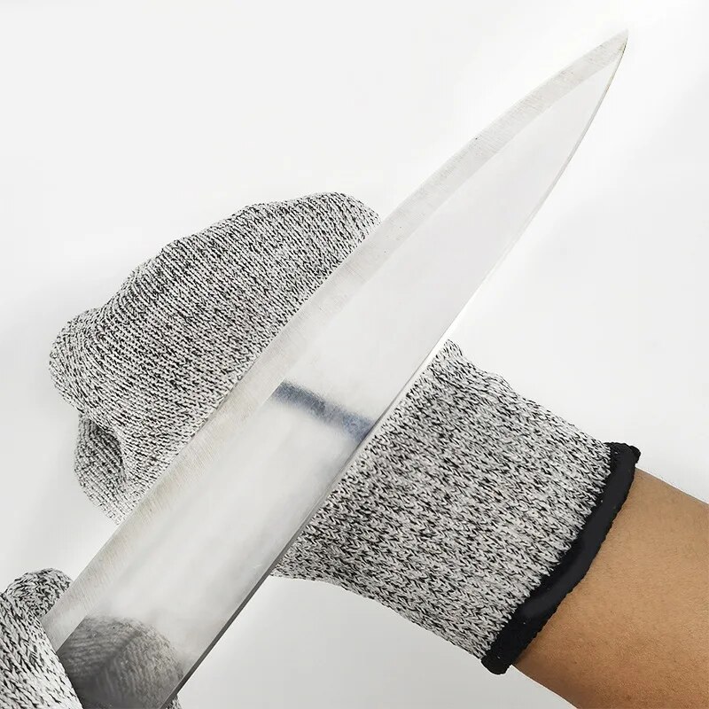 Un par de guantes anticorte, fábrica de vidrio, cocina, pesca, vidrio especial, antiarañazos, corte con cuchillo, guantes antipuñaladas