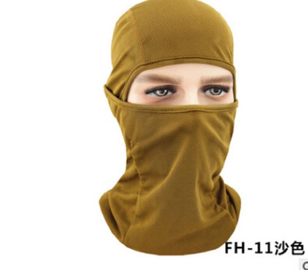 Cool mjuk utomhus motorcykel cykel helmask balaclava skid nackskydd andas skyddande ansiktsmask: 14