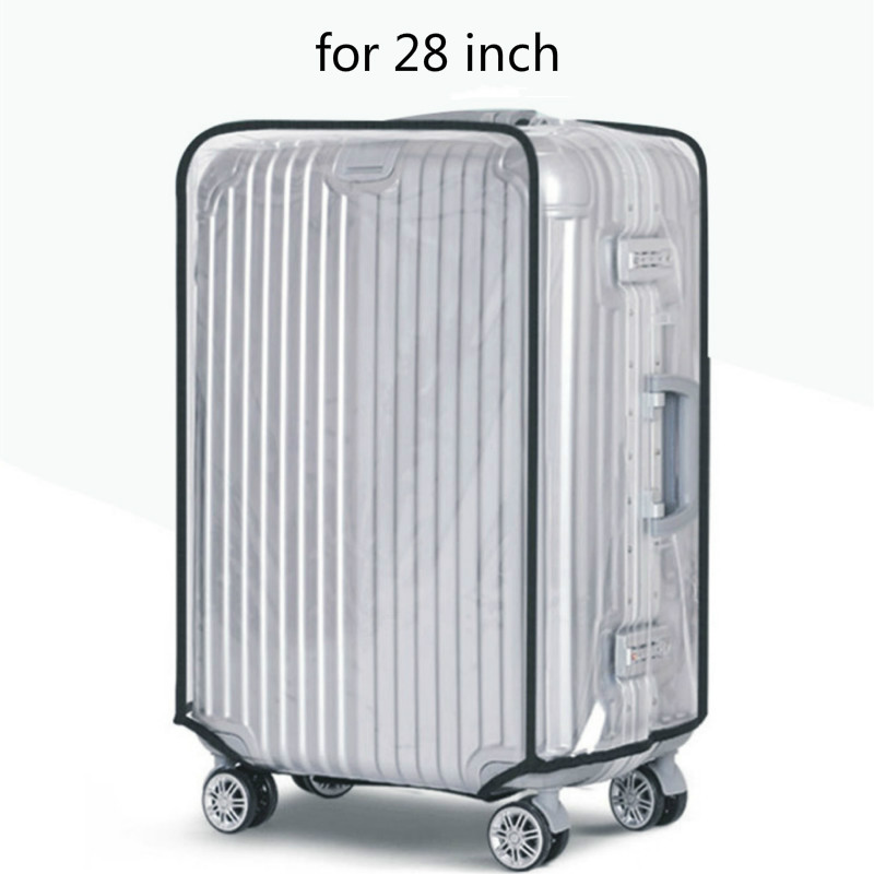 Transparente PVC-Gepäckabdeckung Wasserdichtes Wagen-Koffer Staubabdeckung Staubdichtes Reise zubehör: Freier Raum