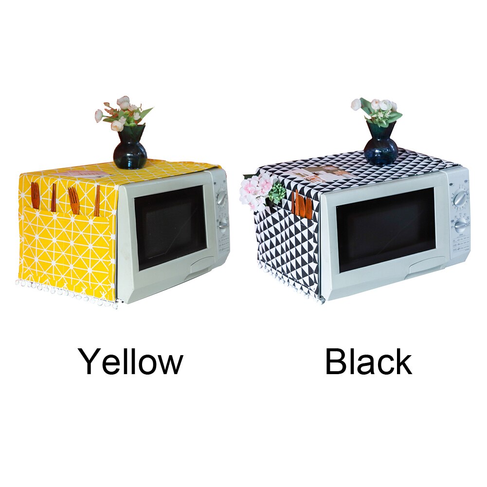 Opvouwbare Magnetron Kap Anti Olie Stof Waterdicht Keuken Accessoires Draagbare Mode Afdrukken Woondecoratie Universele