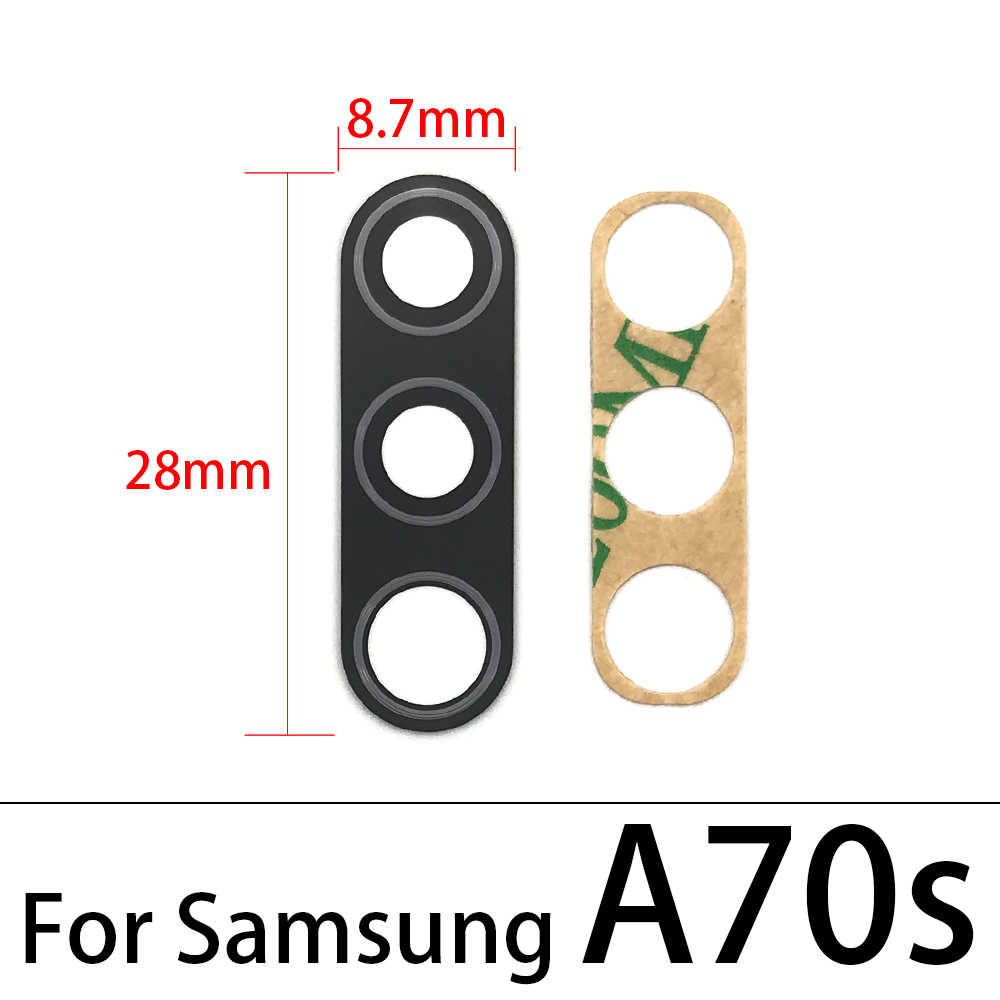2 sztuk, powrót kamera tylna wymiana szklany obiektyw do Samsung A80 A31 A51 A71 A30S A50S A70S A21S A11 A20 A50 A40 M21 M31 A01 + narzędzia: A70S