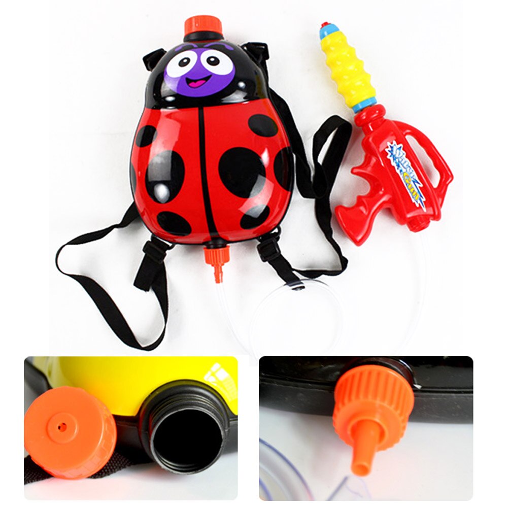 Newly Children Kids Water Spray Blaster Toy Pumping Pull With Backpack For Summer Beach MS88