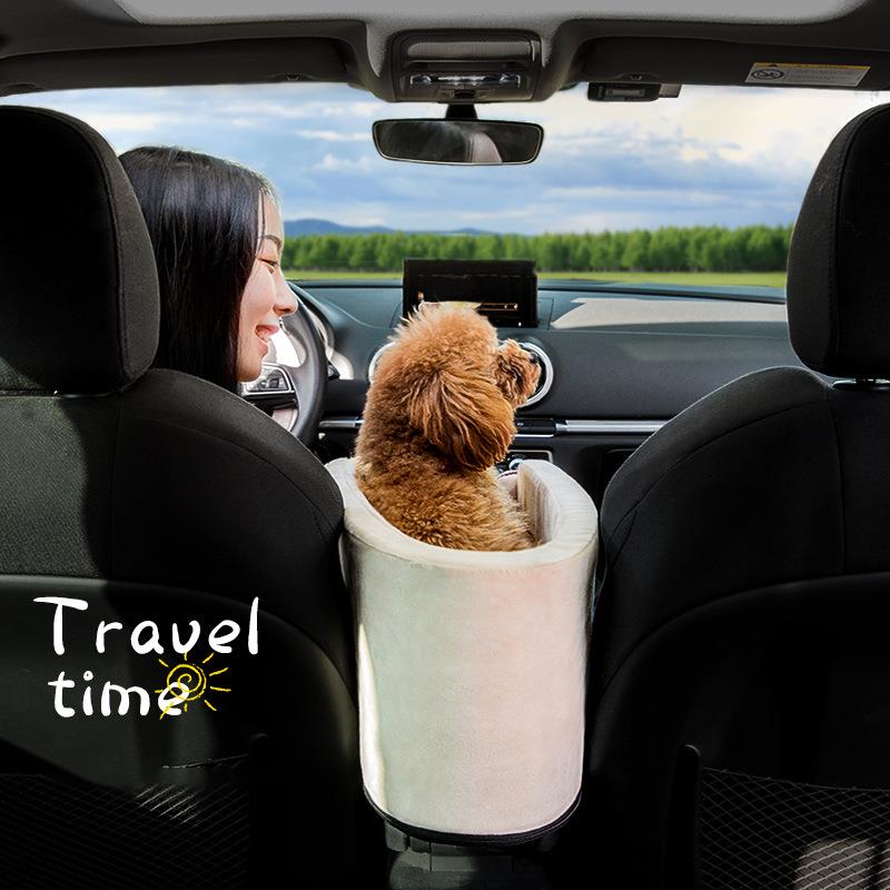 Tragbare Katze Hund Bett Für Auto Reise Zentrale Steuerung Auto Sicherheit Haustier Sitz Transport Hund Träger Schutz Für Kleine Hund Chihuahua