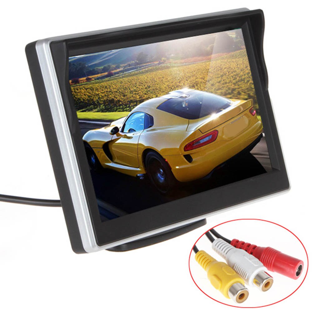 Universele 5 Inch Av Scherm Auto Monitor Achteruitrijcamera Backup Reverse Mirror Monitor Auto Screen Monitor Auto Tv