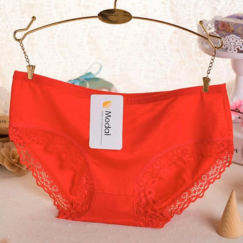 4 pz/lotto modale morbido slip pizzo giovane tinta unita estate bambina grande biancheria intima Hipster 10-16y