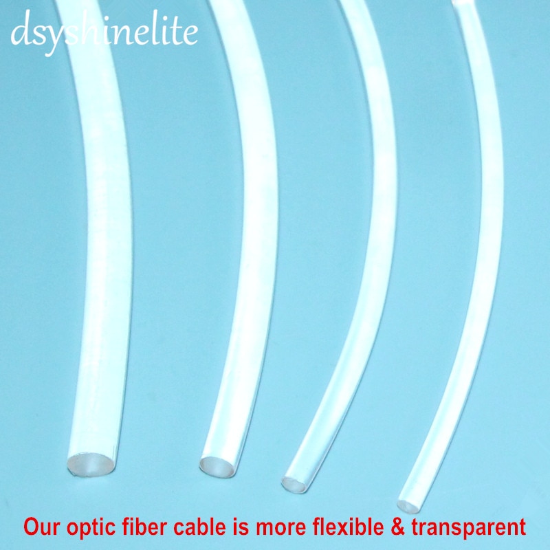 Câble à fibers optiques PMMA de bateau gratuit toutes sortes de tailles 1.5mm à 10mm côté émettant la lumière de guidage bord éclairage EL fil remplacement