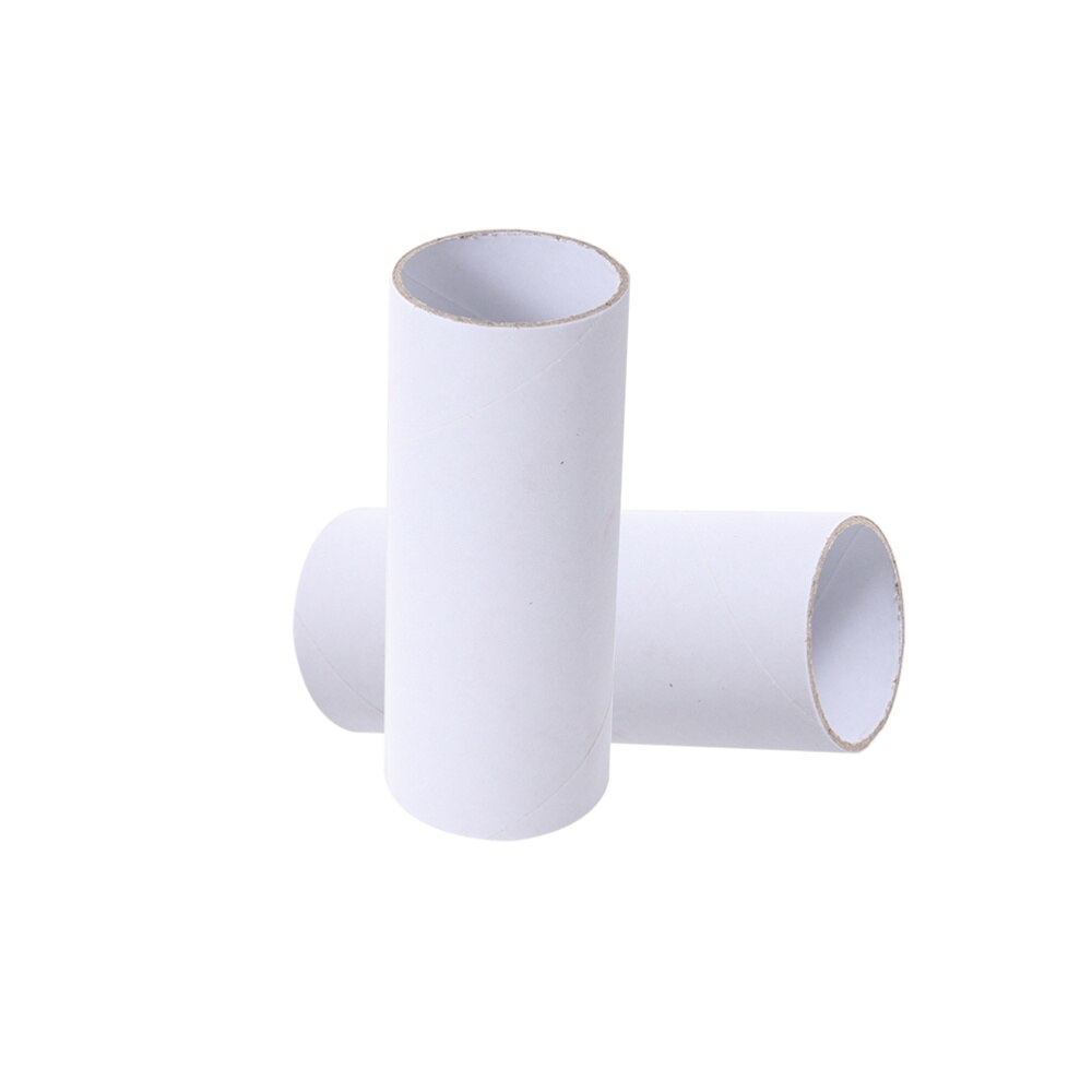 12pcs Kraft Paper Tubes Cardboard Tubes for Storage Art Drawings Posters Paintings Protector (White)