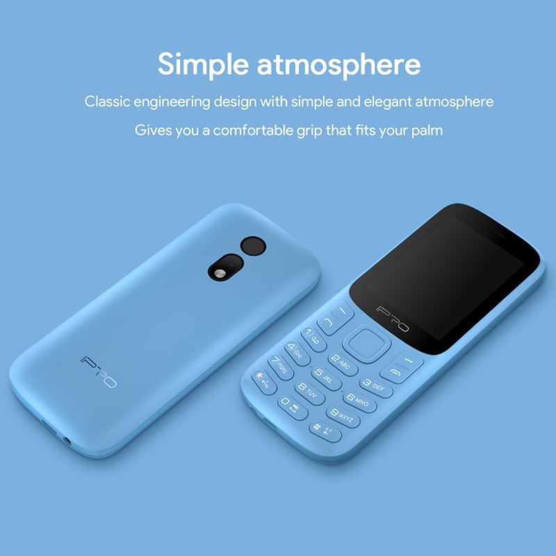 Telefone IPRO A20Mini Feature Mobile Phones 600mAh English Spanish Language Led Flashlight GSM Dual SIM Card Rugged CellPhone
