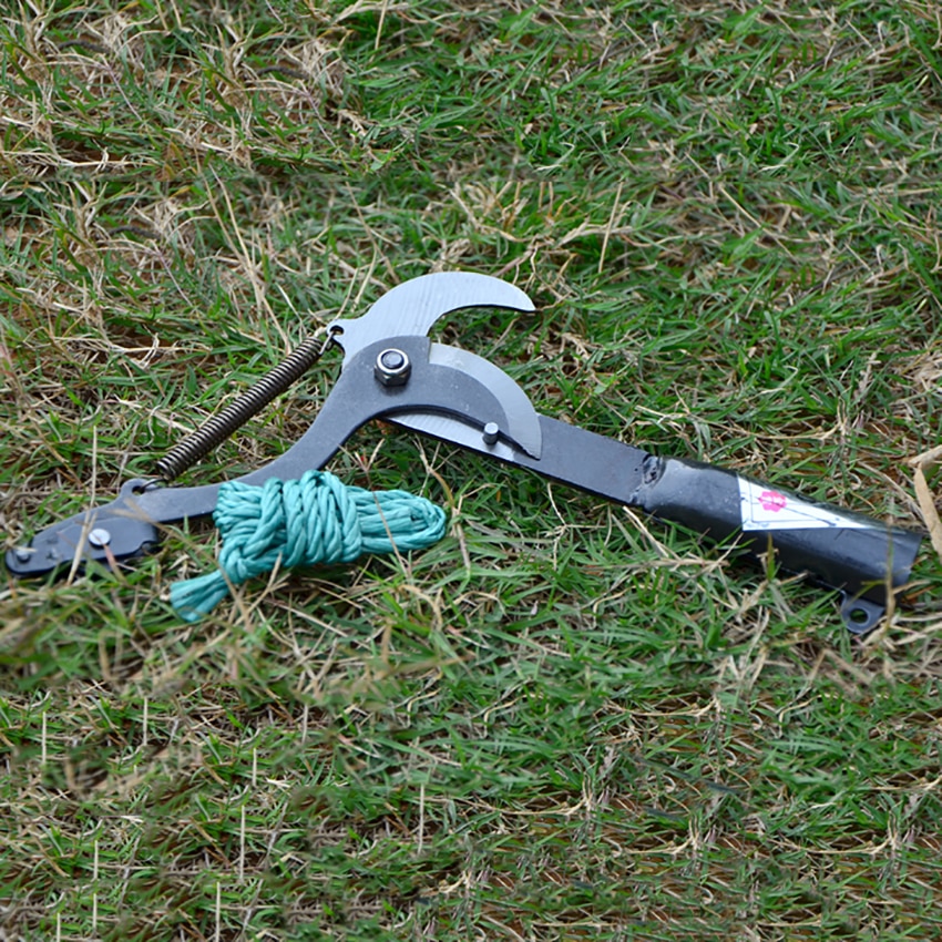 high altitude pruning shears tree trimmer branches cutter garden pruning scissor pick fruit tool with rope useful shear