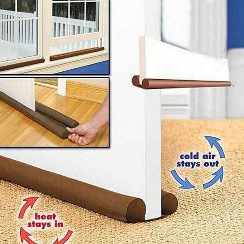 Stoppa damm flexibel dörr buller botten drag minskning ljud tätning fönster tätning blockerare 93cm remssäker tätning under