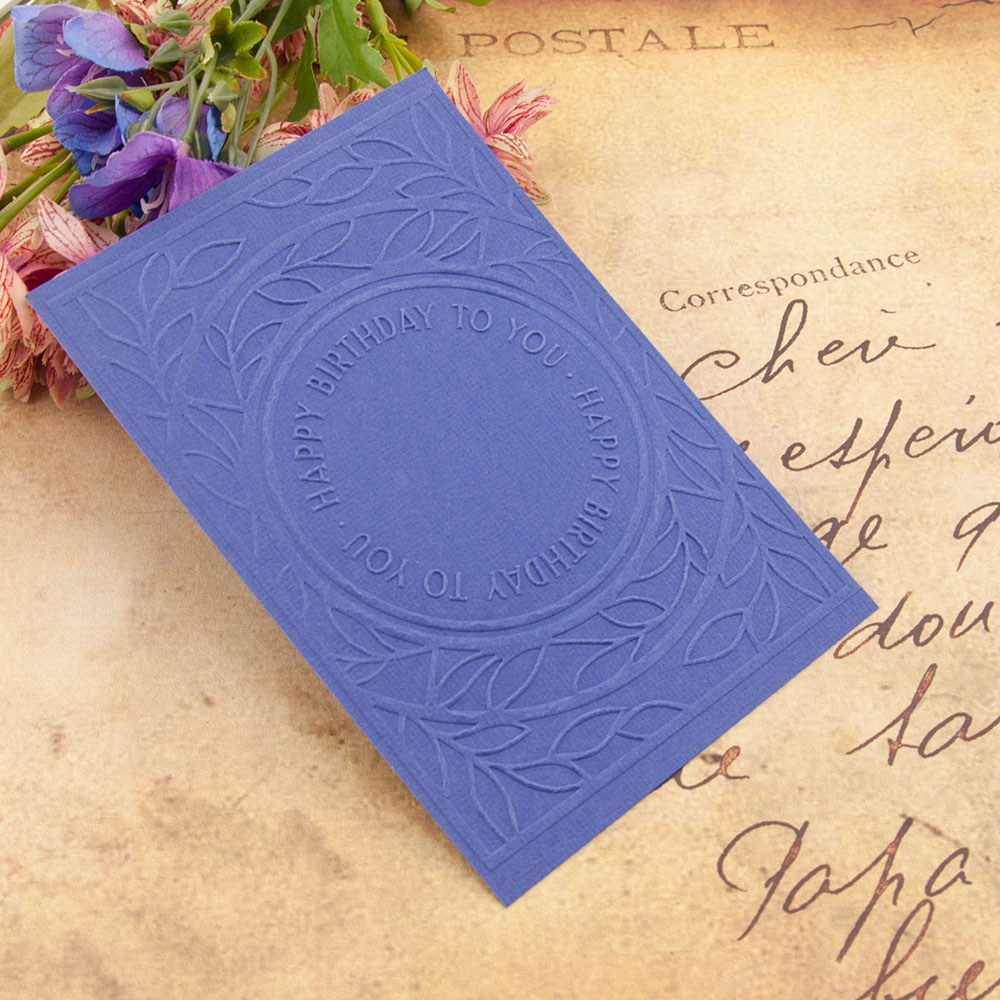 Happy Birthday Plastic Embossing folders Template for DIY Scrapbooking Crafts Making Photo Album Card Decoration