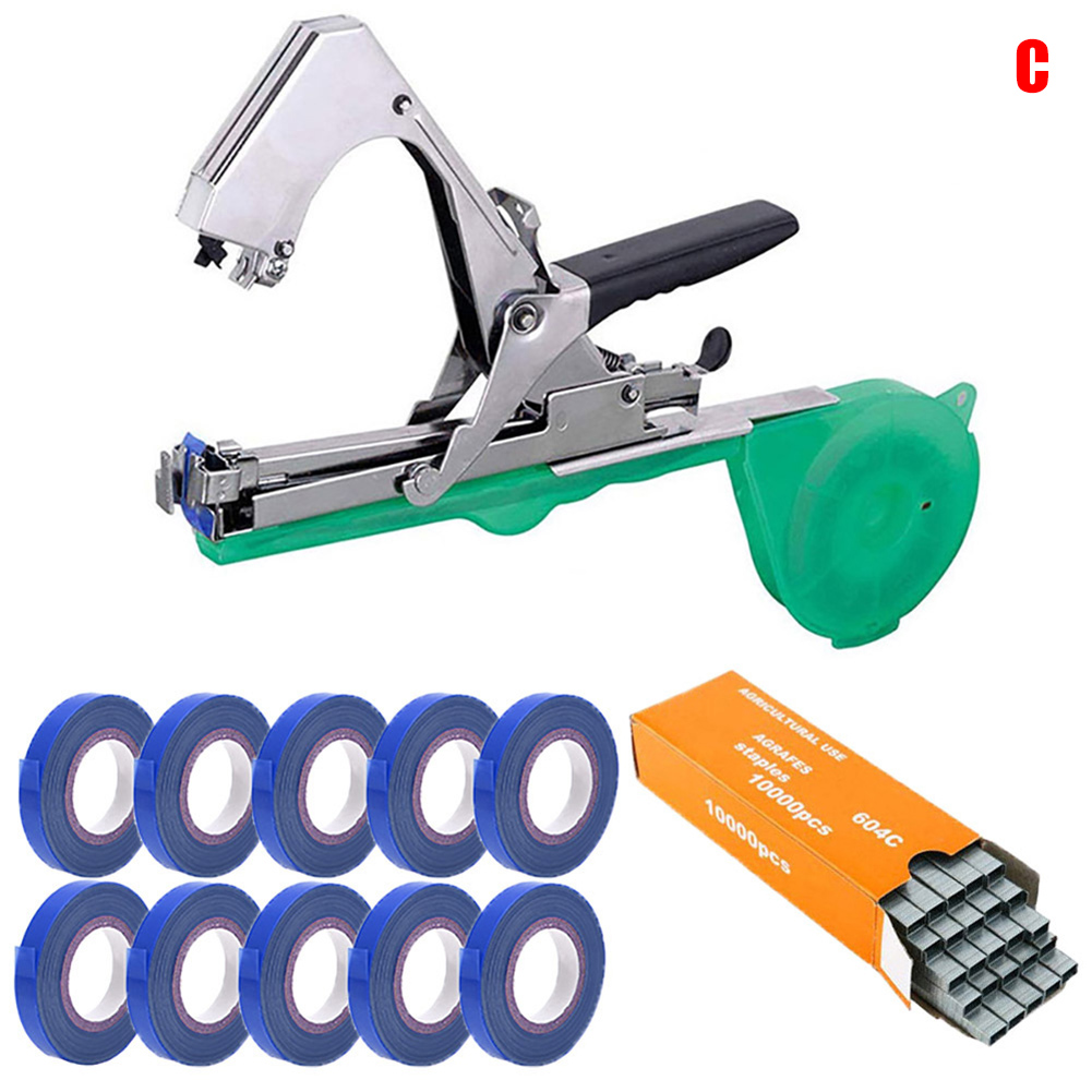 Plant Tape Tool Tapener Tying Grapes Vines Plant Garden Tying Device for Tomatoes Cucumber Vines J99Store: c