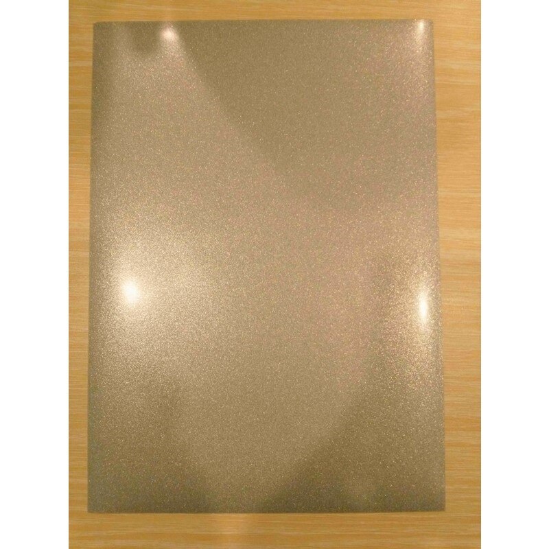 (0.5m*1m) Glitter Golden Color Cuttable Pu Flex Vinyl A4 Size 20" x 39.37" Heat Transfer Vinyl Film for Clothing Iron On Vinyl: Default Title