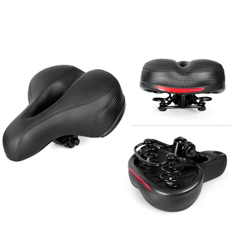Selle de vélo Extra large et confortable, assise souple rembourrée en Gel, pièces de bicyclette