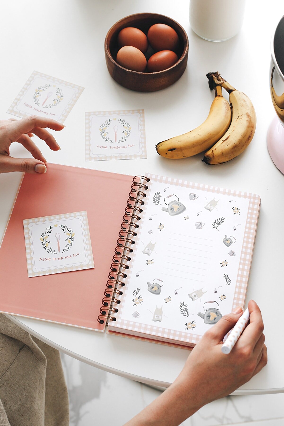 Recipe Book Women Kitchen Products Products 200 Pages Hard Cover Recipe Book Home Office Concept Products